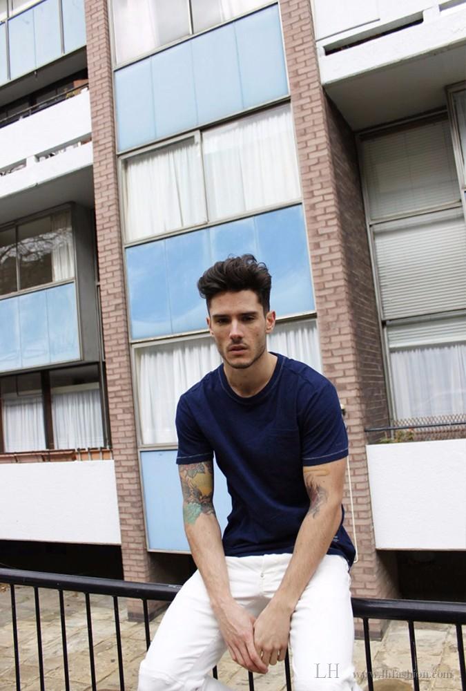 男模Diego Barrueco + G-STAR RAW