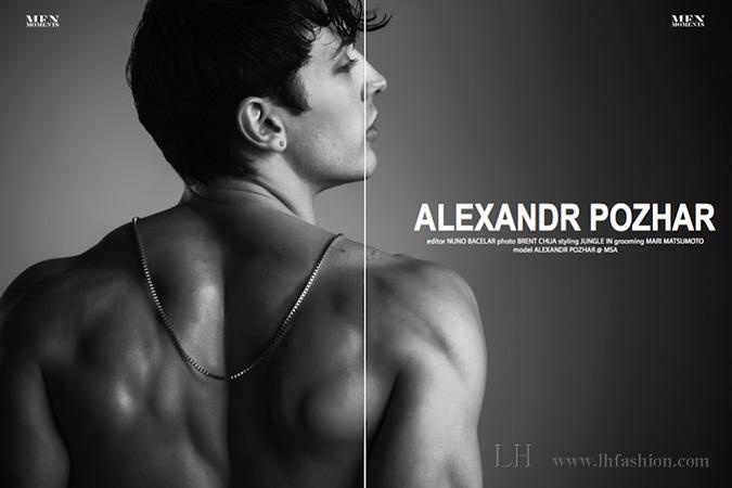 Alexandr Pozhar为Men Moments杂志拍摄写真大片
