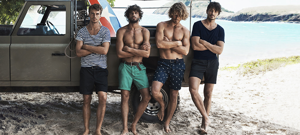 H&M 直击沙滩拍摄2015 Summer广告大片